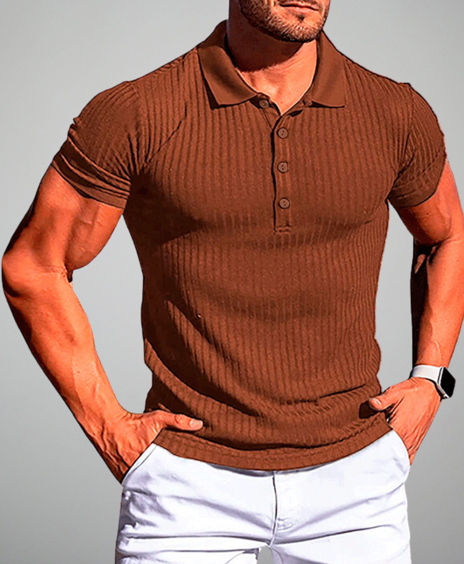 Lucas I Muscle fit Cotton Poloshirt