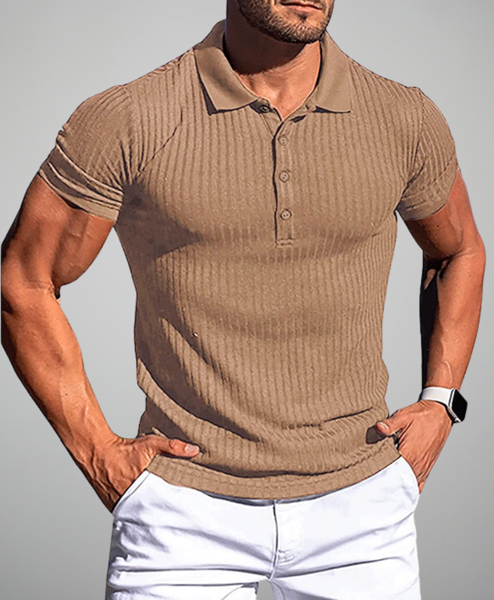 Lucas I Muscle fit Cotton Poloshirt