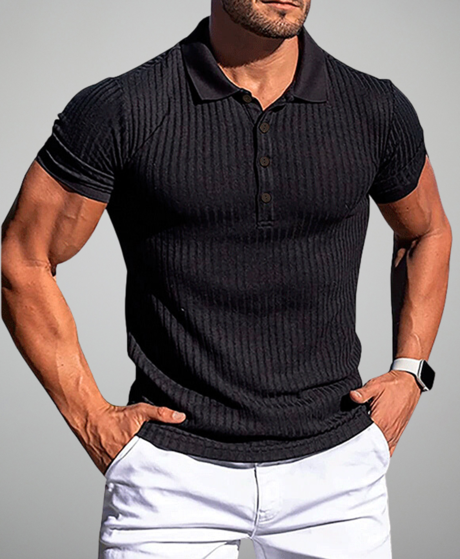 Lucas I Muscle fit Cotton Poloshirt