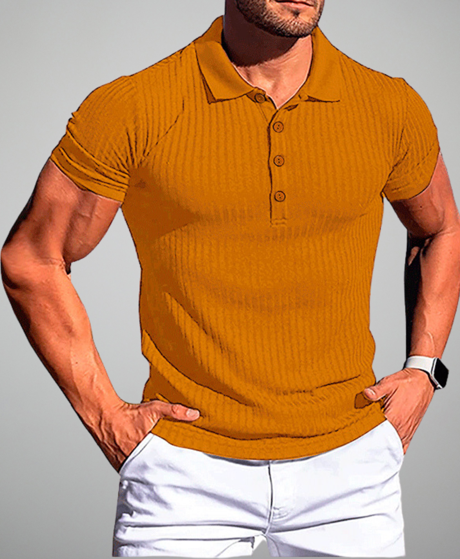 Lucas I Muscle fit Cotton Poloshirt